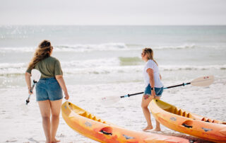 Kayaking in Blue Mountain Beach on 30A