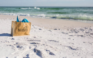 Beach bag on a 30A vacation